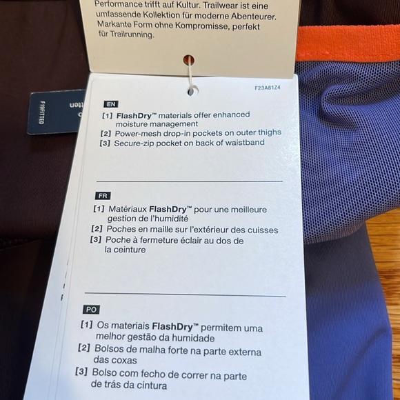 NWT The North Face Trailwear QTM High-Rise 7/8 Tight - Picture 16 of 16